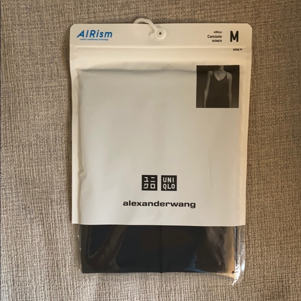 NWT black Alexander Wang x Uniqlo airism camisole